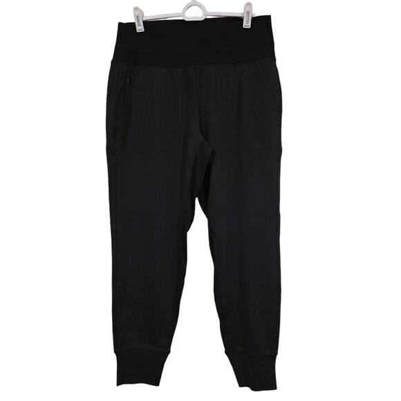 Women's Athleta Black Athletic Jogger Pants Elastic Waist | Size Medium - Picture 1 of 8